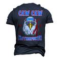 Caw Caw Motherfucker 4Th Of July Patriotic Eagle Men's 3D T-shirt Back Print Navy Blue