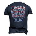 Check Mark 12Th Grade Graduation 2022 High School Graduation Men's 3D T-Shirt Back Print Navy Blue