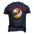 Chicken Chicken Cage Free Whiskey Fed Rye & Shine Rooster Funny Chicken Men's 3D Print Graphic Crewneck Short Sleeve T-shirt Navy Blue