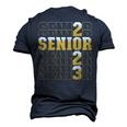 Class Of 2023 Senior 2023 Graduation Or First Day Of School Men's 3D T-Shirt Back Print Navy Blue