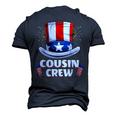Cousin Crew 4Th Of July Family Matching Boys Girls Kids Men's 3D T-shirt Back Print Navy Blue