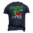 Mens Cute Watermelon Daddy Dad For Men Men's 3D T-Shirt Back Print Navy Blue