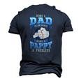 Being A Dad Is An Honor Being A Pappy Is Priceless Men's 3D T-Shirt Back Print Navy Blue