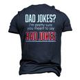 Dad Jokes Im Pretty Sure You Mean Rad Jokes Father For Dads Men's 3D T-Shirt Back Print Navy Blue