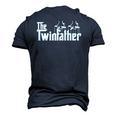 Dad Of Twins Proud Father Of Twins Classic Overachiver Men's 3D T-Shirt Back Print Navy Blue