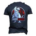 Daddysaurus Fathers Day rex Daddy Saurus Men Men's 3D T-Shirt Back Print Navy Blue