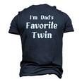 Im Dads Favorite Twin Men's 3D T-Shirt Back Print Navy Blue