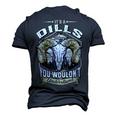 Dills Name Shirt Dills Family Name V4 Men's 3D Print Graphic Crewneck Short Sleeve T-shirt Navy Blue