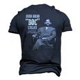 Doc Scurlock Lincoln County War Regulator Men's 3D T-Shirt Back Print Navy Blue