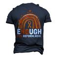 End Gun Violence Wear Orange V2 Men's 3D T-Shirt Back Print Navy Blue