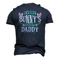 Mens Every Bunnys Favorite Daddy Tee Cute Easter Egg Men's 3D T-Shirt Back Print Navy Blue