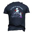 Father Of Nightmares Essential Men's 3D T-Shirt Back Print Navy Blue