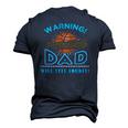 Mens Fathers Day Sport Basketball Dad Men's 3D T-Shirt Back Print Navy Blue