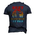 Mens For Fathers Day Tee Best Father-In-Law By Par Golfing Men's 3D T-Shirt Back Print Navy Blue