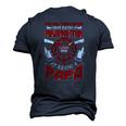 Firefighter Papa Fire Fighter Dad For Fathers Day Fireman Men's 3D T-Shirt Back Print Navy Blue