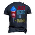 Fourth Of July 4Th Of July Im Just Here To Bang Men's 3D T-shirt Back Print Navy Blue