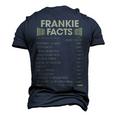 Frankie Name Frankie Facts Men's 3D T-shirt Back Print Navy Blue