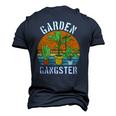 Garden Gangster For Gardener Gardening Vintage Men's 3D T-Shirt Back Print Navy Blue