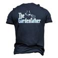 Mens The Gardenfather Gardener Gardening Plant Grower Men's 3D T-Shirt Back Print Navy Blue