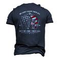 All Gave Some Some Gave All Veteran & Memorials Day Men's 3D T-Shirt Back Print Navy Blue
