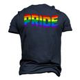 Gay Pride Lgbt Lgbtq Awareness Month 2022 Men's 3D T-Shirt Back Print Navy Blue