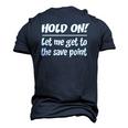 Geekcore Hold On Let Me Get To The Save Point Men's 3D T-Shirt Back Print Navy Blue
