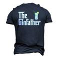 The Gin Father Gin And Tonic Classic Men's 3D T-Shirt Back Print Navy Blue