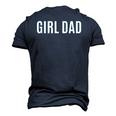 Girl Dad Fathers Day From Daughter Baby Girl Raglan Baseball Tee Men's 3D T-Shirt Back Print Navy Blue