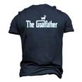 The Goatfather Goat Farm Birthday Party Supplies Men's 3D T-Shirt Back Print Navy Blue