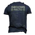Grooms Name Grooms Facts Men's 3D T-shirt Back Print Navy Blue
