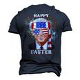 Happy Easter Confused Joe Biden 4Th Of July Men's 3D T-shirt Back Print Navy Blue