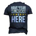 Have No Fear Hollingshead Is Here Name Men's 3D Print Graphic Crewneck Short Sleeve T-shirt Navy Blue