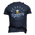 Hearsay Brewing Co Home Of The Mega Pint That’S Hearsay V2 Men's 3D T-Shirt Back Print Navy Blue