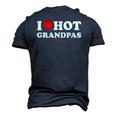 I Heart Hot Grandpas I Love Hot Grandpas Men's 3D T-Shirt Back Print Navy Blue