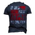 If Dad Cant Fix It No One Can Funny Mechanic & Engineer Men's 3D Print Graphic Crewneck Short Sleeve T-shirt Navy Blue