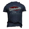 Its A Blacksmith Thing You Wouldnt Understand Shirt Personalized Name T Shirt Shirts With Name Printed Blacksmith Men's 3D T-shirt Back Print Navy Blue