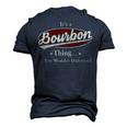 Its A Bourbon Thing You Wouldnt Understand Shirt Personalized Name T Shirt Shirts With Name Printed Bourbon Men's 3D T-shirt Back Print Navy Blue