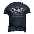 Its A Chase Thing You Wouldnt Understand Shirt Personalized Name T Shirt Shirts With Name Printed Chase Men's 3D T-shirt Back Print Navy Blue