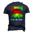 Jamaica Here We Come Jamaica Calling Men's 3D T-Shirt Back Print Navy Blue