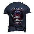 Jamie Blood Runs Through My Veins Name Men's 3D Print Graphic Crewneck Short Sleeve T-shirt Navy Blue