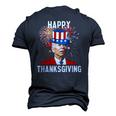 Joe Biden Thanksgiving For 4Th Of July Men's 3D T-Shirt Back Print Navy Blue