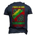 Junenth For Men Junenth Kids Boy Gamer Men's 3D T-Shirt Back Print Navy Blue