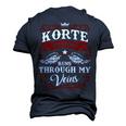 Korte Name Shirt Korte Family Name V2 Men's 3D Print Graphic Crewneck Short Sleeve T-shirt Navy Blue