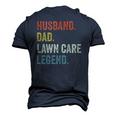 Mens Lawn Mowing Lawn Care Stuff Vintage Retro Men's 3D T-Shirt Back Print Navy Blue