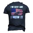 Lawn Mowing Usa Proud Im Sexy And I Mow It Men's 3D T-Shirt Back Print Navy Blue