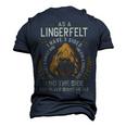 As A Lingerfelt I Have A 3 Sides And The Side You Never Want To See Men's 3D T-shirt Back Print Navy Blue