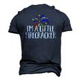 Im A Little Firecracker Patriotic 4Th Of July American Men's 3D T-Shirt Back Print Navy Blue