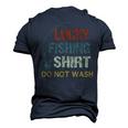 This Is My Lucky Fishing Do Not Wash Fisherman Men's 3D T-shirt Back Print Navy Blue