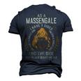Massengale Name Shirt Massengale Family Name V4 Men's 3D Print Graphic Crewneck Short Sleeve T-shirt Navy Blue