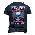 Mcatee Name Shirt Mcatee Family Name V3 Men's 3D Print Graphic Crewneck Short Sleeve T-shirt Navy Blue